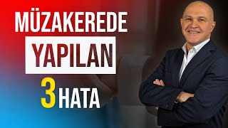 Müzakerede Yapılan 3 Hata  GAYRİMENKUL SATIŞ TEKNİKLERİ  Gayrimenkul Eğitimi [upl. by Walcoff]