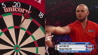 Austrian Darts Open 2018  SemiFinals  Joe Cullen v Gerwyn Price [upl. by Rehctaht404]