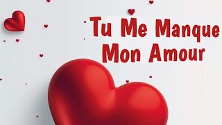 tu me manques beaucoup mon amour ❤️💖 [upl. by Ariahs]