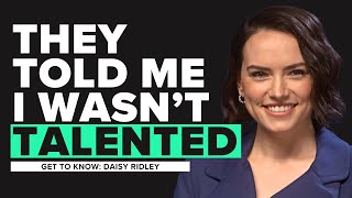 Get To Know DAISY RIDLEY  Young Woman And The Sea Daisy Ridley Interview [upl. by Hochman]