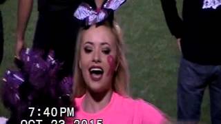 ALAMOGORDO HIGH SCHOOL CHEERLEADERS Oct 23 2015 [upl. by Llednyl]