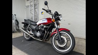 JE501168【予備車検取得済 初回3年です】CB900F SC01 赤白 SUPER SPORT エンジン実働吹け上がり良好現状販売要整備豊橋市ヤフオクampグーバイクampバイクセンサー [upl. by Ondrea]