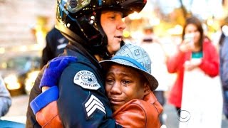 Hug of officer at Portlands Ferguson protest goes viral [upl. by Sarat]