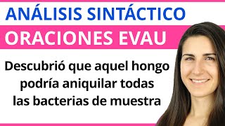 ANÁLISIS de ORACIONES de EVAU 🎯 [upl. by Maryrose]