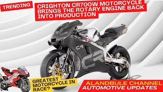 Crighton CR700W motorcycle brings the rotary engine back into production [upl. by Ymmot]