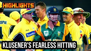 Australia vs South Africa  Match Highlights  2nd ODI 2002  Kluseners Fearless Hitting [upl. by Georgie48]