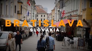 Bratislava Slovakia Where To Eat Lunch [upl. by Cestar]