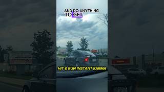 Driver Gets Instant Karma After Fleeing Crash [upl. by Oyr497]