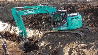 Kobelco SK260SRC SK260NLC SK140SRLC Aushub Wolfurt [upl. by Machutte]