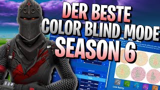 Beste FARBENBLINDHEIT in FORTNITE SEASON 6🔥 Mit diesem Colorblind Mode könnt ihr in der Zone sehen [upl. by Nelsen]