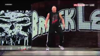 Brock Lesnar entrance 2012 07 23 [upl. by Nessah]