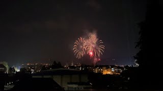 Großfeuerwerk Kalter Markt Schlüchtern 2022 [upl. by Eam]