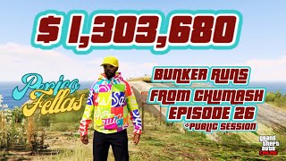 Bunker Runs From Chumash in GTA 5 Episode 26 public session SOLO [upl. by Iur]