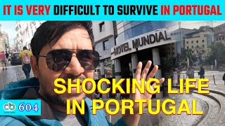 Realities of Life in Portugal  It is Very Difficult to Survive in Portugal  Cycle Travel Vlog [upl. by Naujej]