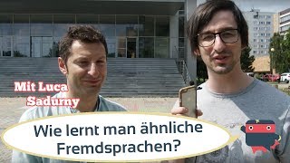 ᐅ Wie lernt man ähnliche Fremdsprachen Luca Sadurny beherrscht 5 romanische Sprachen [upl. by Phio]