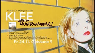 Klee Live 24112023 Unverwundbar Köln im Gebäude 9 Ganzes Konzert in 2K [upl. by Vtehsta]