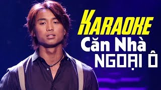 Karaoke  Căn Nhà Ngoại Ô  ĐAN NGUYÊN  Beat Chuẩn Tone Nam [upl. by Cordy356]