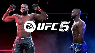 UFC 5  VICIOUS FRONT KICK  Jon Jones Vs Rashad Evans FULL FIGHT GAMEPLAY PS5 [upl. by Ecirtnahc]