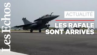 Les 5 premiers Rafale acquis par l’Inde sont arrivés [upl. by Adlare827]