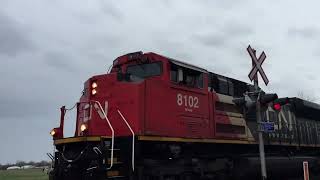 CN 8102 Leading On L531 With A Friendly Crew [upl. by Booze602]