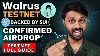 Walrus Testnet  Confirmed Airdrop💰  Backed By Sui Network  Full Guide In Hindi [upl. by Candless]