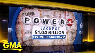 Powerball jackpot soars to more than 1 billion  GMA [upl. by Suivatnod548]