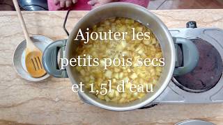 Soupe marocaine de petits pois secs facile البيصارة بالجلبانة [upl. by Sherj819]