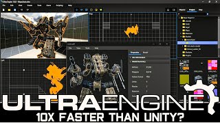 Ultra Engine  10x Faster Than Unity [upl. by Tniassuot]