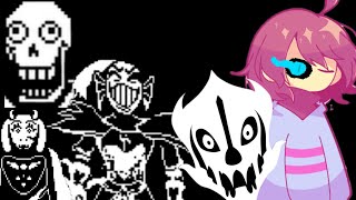 jogando Undertale com o mod de Gaster Blaster [upl. by Eciuqram]