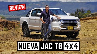 JAC T8 4x4 🔥 Una poderosa y eficiente pickup 🔥 Prueba  Reseña [upl. by Llerrat]