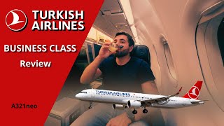 The ULTIMATE European BUSINESS Class  Turkish Airlines A321neo [upl. by Norvun]