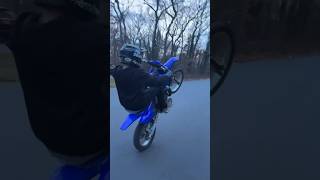 Yz85 wheelie by Landonbikes2 [upl. by Nawram]