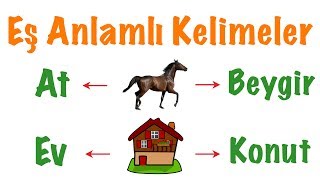 Eş Anlamlı Kelimeler Eş Anlamlı Sözcükler Listesi [upl. by Kronick]