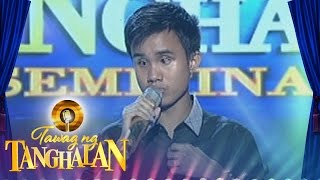 Tawag ng Tanghalan Carlmalone Montecido  Bastat Kasama Kita Round 3 Semifinals [upl. by Alric]