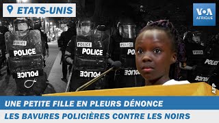 Une petite fille en pleurs dénonce les bavures policières contre les Noirs à Charlotte [upl. by Cully]