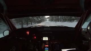 2022 North Rally Boden ss3 Flodin Bergsten [upl. by Linnell98]