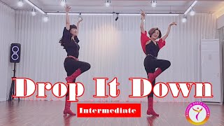 콜라보 Drop It Down Line dance 블라썸라인댄스 부천라인댄스 라인댄스 [upl. by Allista161]