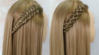 Trenzas de 3 y 4 Cabos Zurcidas  Peinados con Trenzas y Pelo Suelto [upl. by Repinuj152]