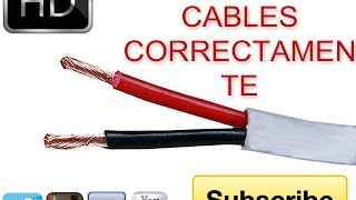 Como unir juntar o empalmar cables correctamente  TUTORIAL  HD [upl. by Einobe678]