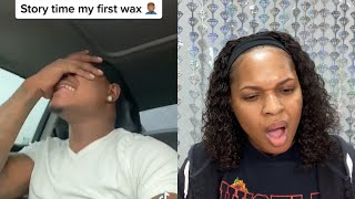 Man Gets First Brazilian Wax Clients Wax Story Times Waxer Reaction Video [upl. by Crifasi403]