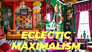 Eclectic maximalism modern eclectic interior designeclectic living eclectic living room makeover [upl. by Rramel]