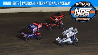 World of Outlaws NOS Energy Drink Sprint Cars  Paducah Intl Raceway  April 19 2024  HIGHLIGHTS [upl. by Viole]