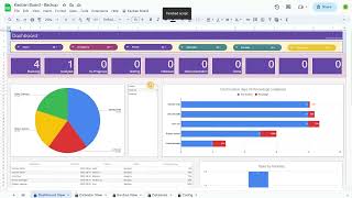 Google Sheets  Kanban Board Template  Task Tracker  Project Management  To Do list  Calendar [upl. by Yelyab]