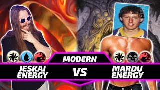 Jeskai Control vs Mardu Energy Paper Modern MtG Gameplay 2024 [upl. by Aiepoissac659]