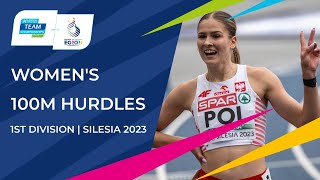 Womens 100m Hurdles  Full race replay  Silesia 2023 European Athletics Team Championships [upl. by Kenay405]