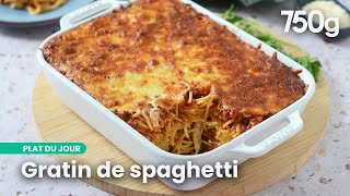 Facile à faire ce gratin de pâtes bolo va vous réchauffer   750g [upl. by Eppilihp]