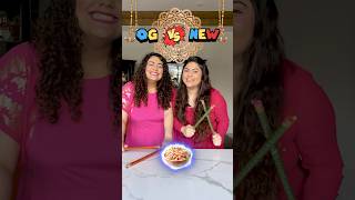 🪔OG vs New Navratri Chaat Challenge foodchallenge navaratri [upl. by Alebasi145]