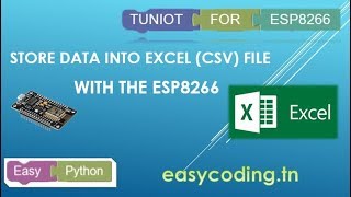 NodeMcu ESP8266 Tutorial B17 Send data to EXCEL CSV [upl. by Atiuqihs]