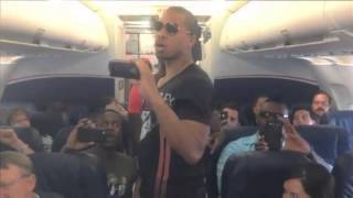 AHMIR singing on a crowded plane [upl. by Adabel]