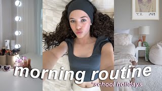 ☀️MORNING ROUTINE School Holidays  Miss Charli [upl. by Ettenrahs]